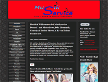 Tablet Screenshot of musikservice-dessau.com
